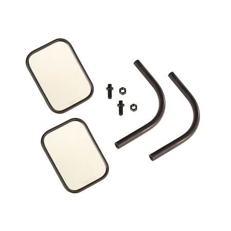 Rugged Ridge TRAIL MIRROR KIT, RECTANGULAR, PAIR; 18-19 WRANGLER/GLADIATOR 11025.26